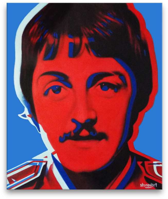 Paul McCartney original painting art