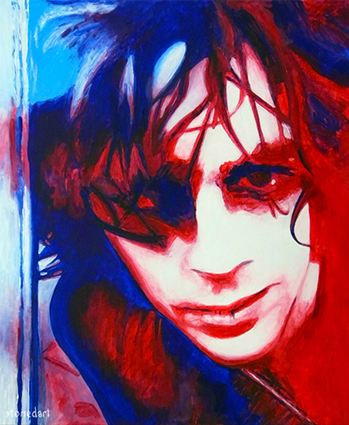Syd Barrett Pink Floyd painting art